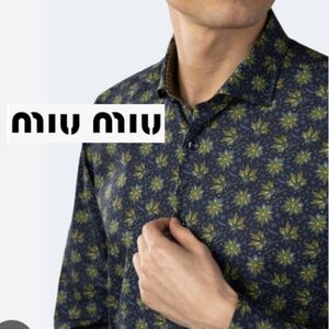 Miu Miu Men’s slim fit Shirt, Sz 16/41 Italy,